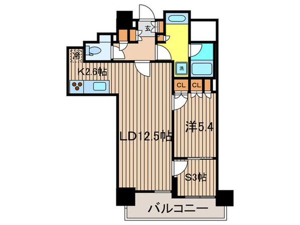 レジディアタワ－目黒不動前の物件間取画像